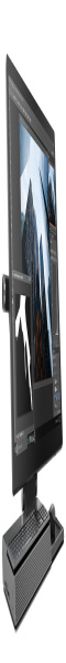 联想(Lenovo)Yoga A940英特尔酷睿i7 创意设计一体机台式电脑27英寸(i7-9700 16G 2T+1TB SSD 4G独显 )灰