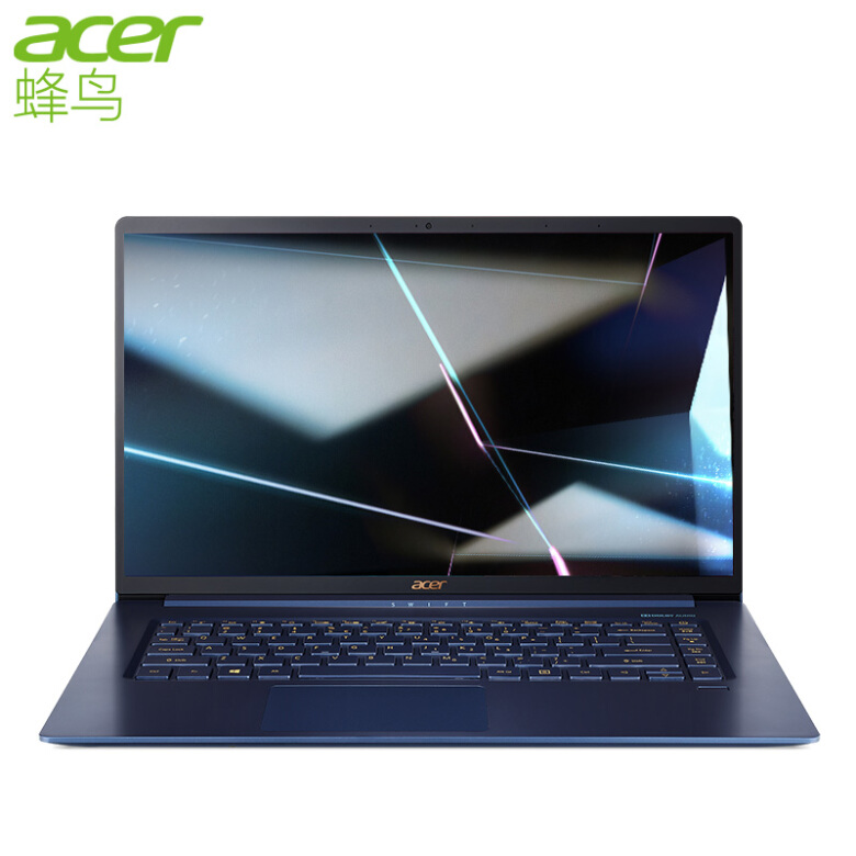 宏碁(Acer)蜂鸟5全面屏触控超轻薄本 15.6英寸笔记本电脑SF515(i7-8565U 8G 512G IPS 多点触控)暮光蓝