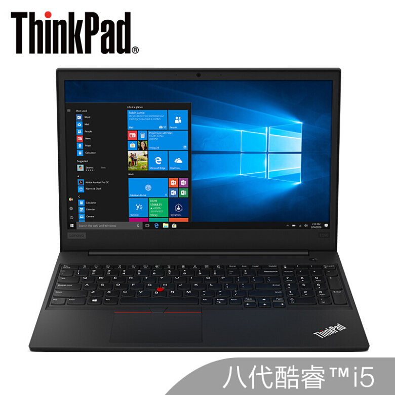 联想ThinkPad E590（0GCD）英特尔酷睿i5 15.6英寸轻薄笔记本电脑（i5-8265U 8G 256GSSD+1T 2G独显 FHD）黑