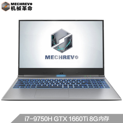机械革命(MECHREVO)Z2 Air-G i7 15.6英寸轻薄游戏笔记本电脑(i7-9750H 8G 512G SSD GTX1660Ti 72%高色域）