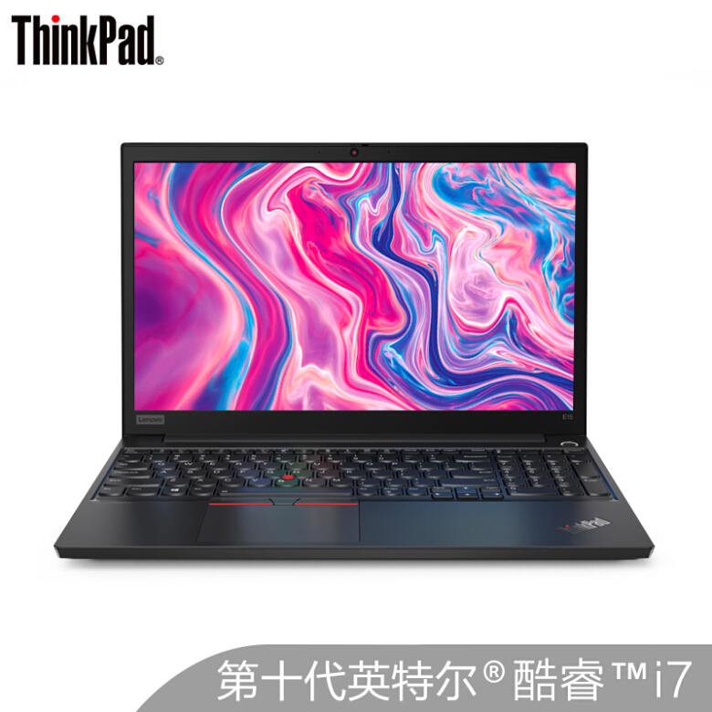 联想ThinkPad E15(6GCD)英特尔酷睿i7 15.6英寸轻薄笔记本电脑(i7-10710U 8G 512G傲腾增强型SSD 2G独显)黑
