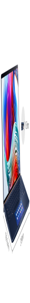 华硕(ASUS) 灵耀Deluxe14s 英特尔酷睿i7 14.0英寸双屏轻薄笔记本电脑(十代i7-10510U 8G 512GSSD MX250)蓝